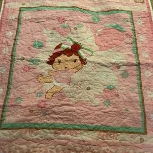 Strawberry Shortcake Quilted Panel